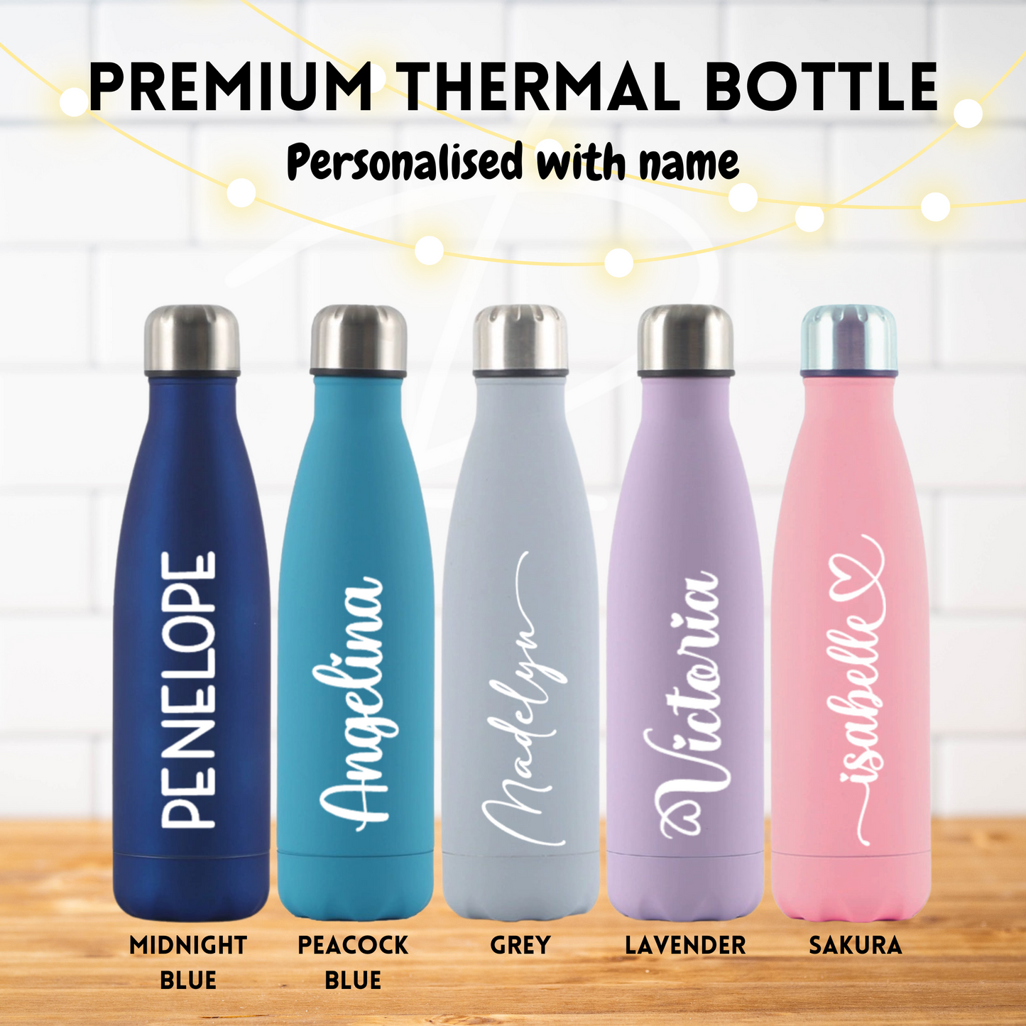 Premium Thermal Bottle - Lavender