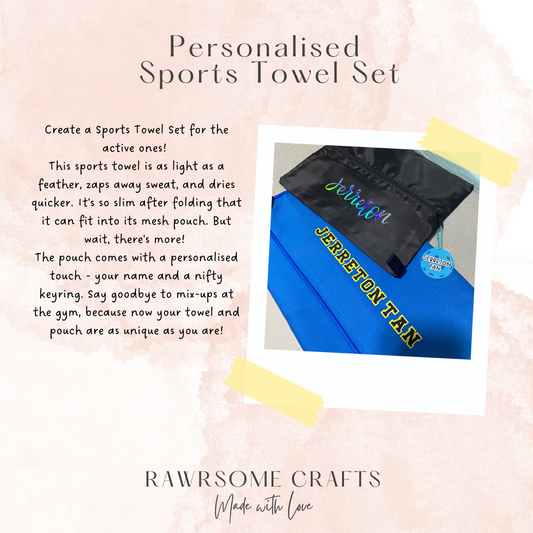 Personalised Sports Towel