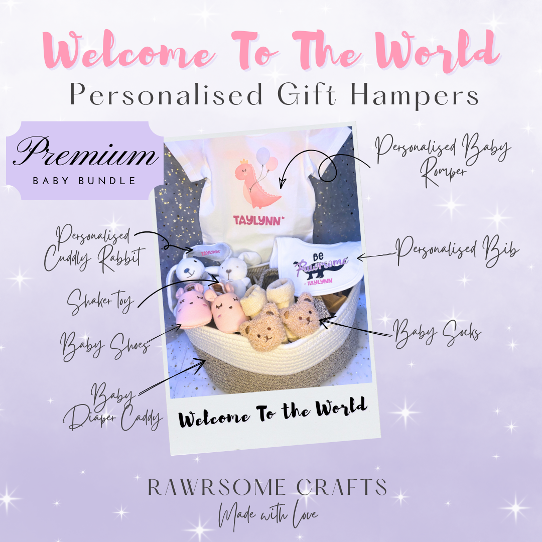 Welcome To The World: Personalised Gift Hampers