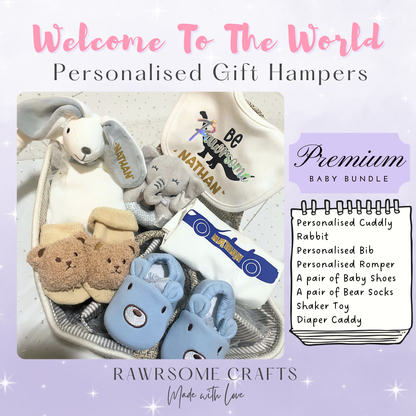 Welcome To The World: Personalised Gift Hampers