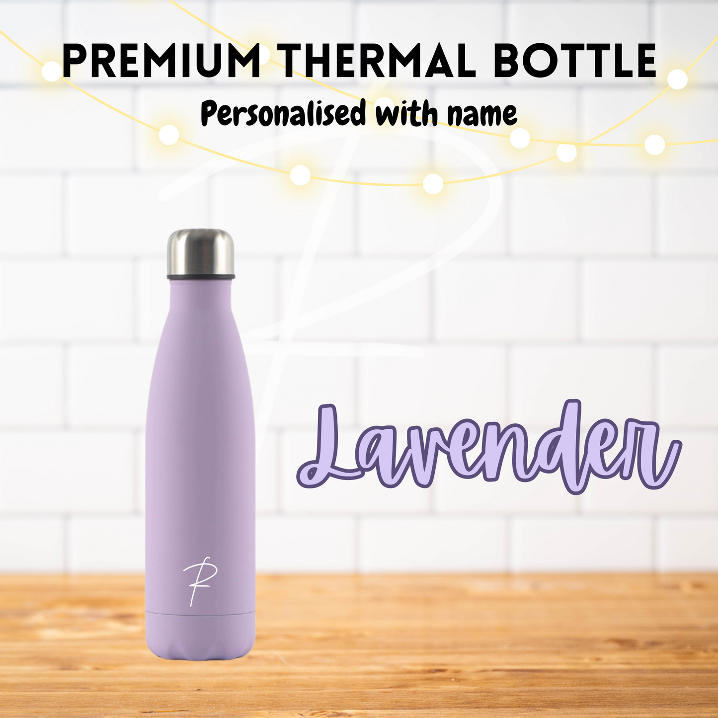 Premium Thermal Bottle - Lavender