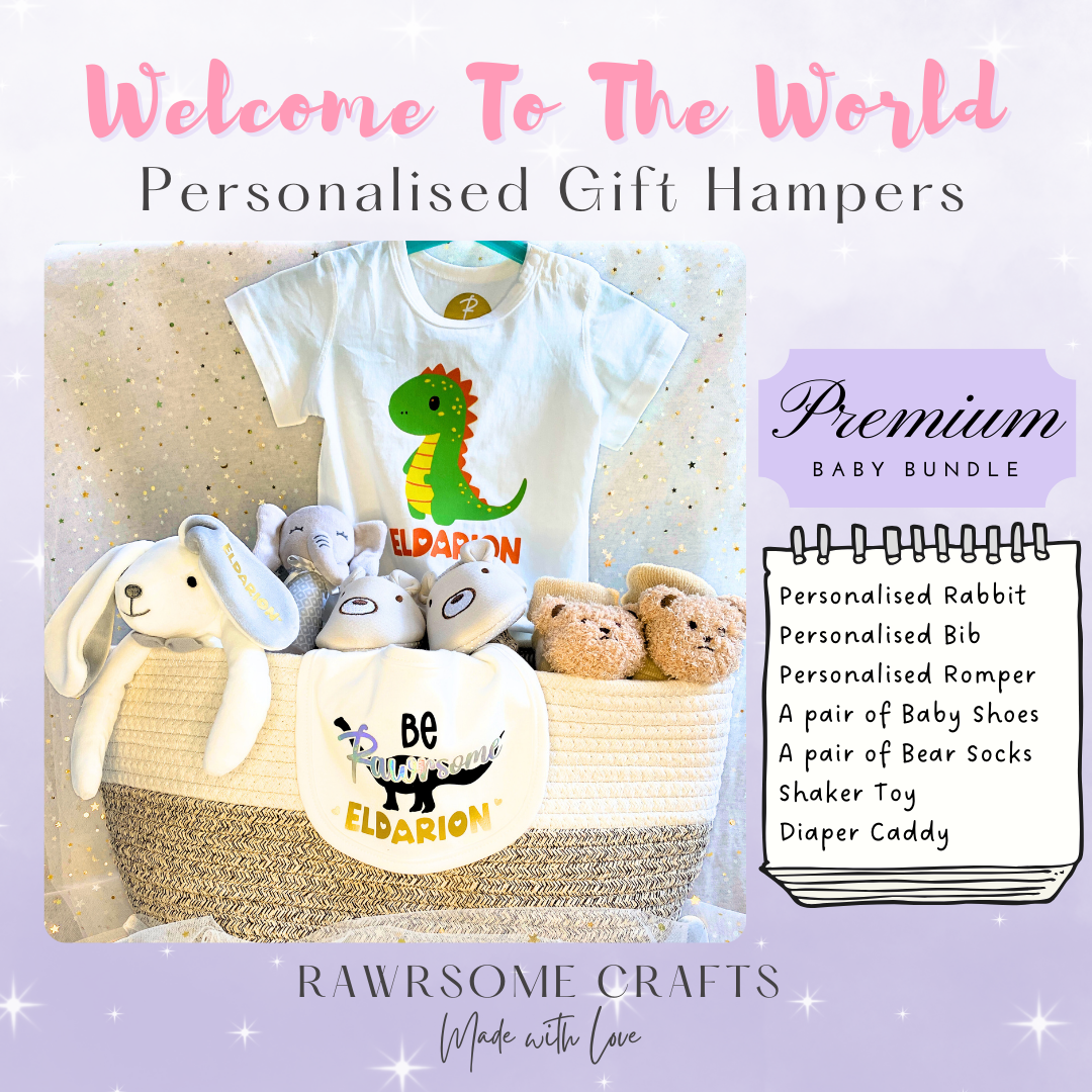 Welcome To The World: Personalised Gift Hampers