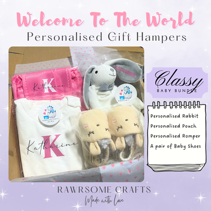 Welcome To The World: Personalised Gift Hampers