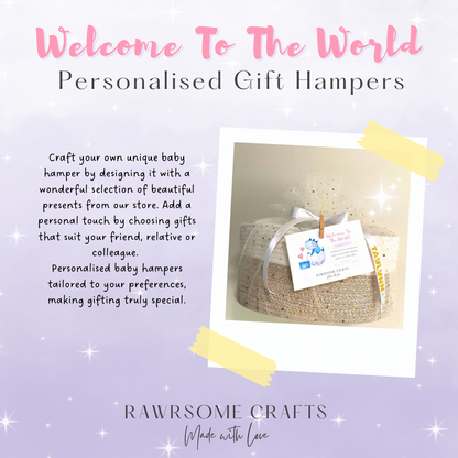 Welcome To The World: Personalised Gift Hampers